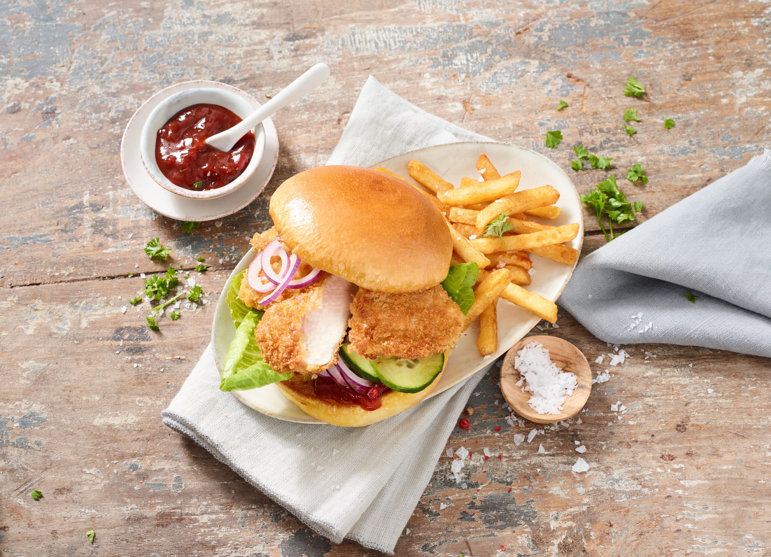 Classic Crispy Chicken Burger