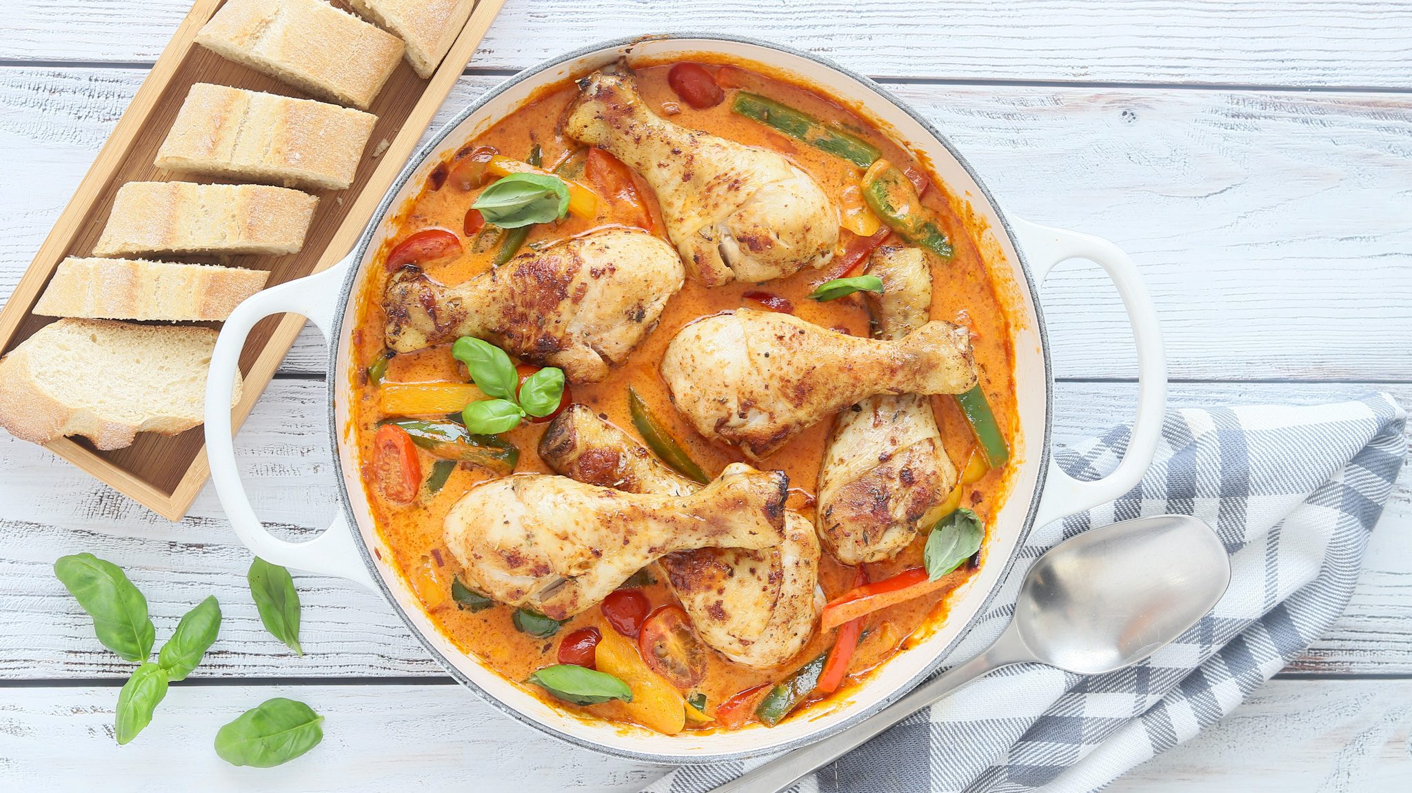 Drumsticks in Paprika-Sahne-Sauce